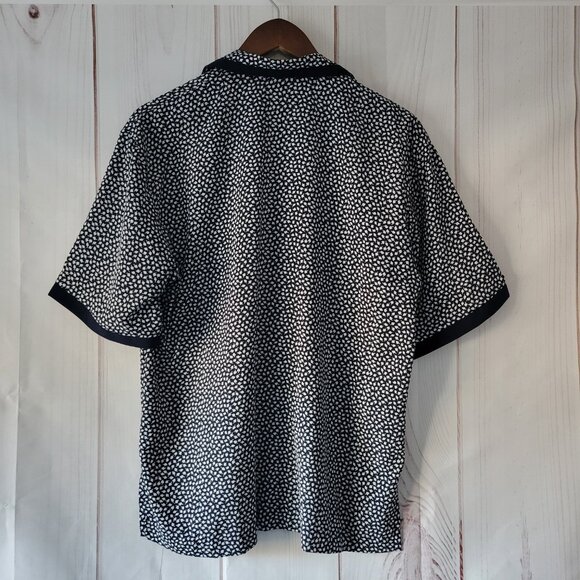 Vintage Brownstone Studio New York, 2pc Pajama Set, Sz 6, Black/White, Like New, - Picture 4 of 15